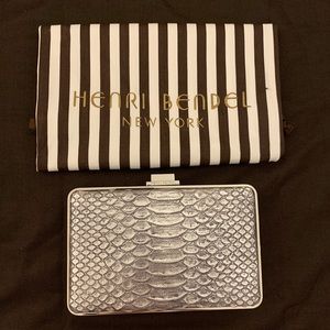 Henri Bendel Snakeskin Clutch